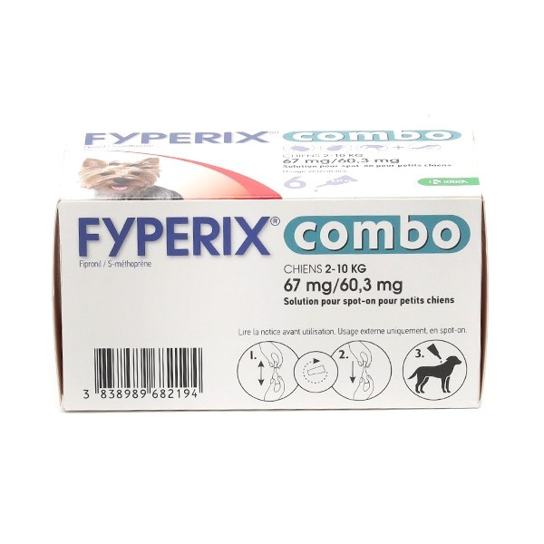 Fyperix Combo Chien pipette anti puce