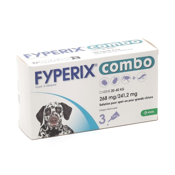 Fyperix Combo Chien pipette anti puce