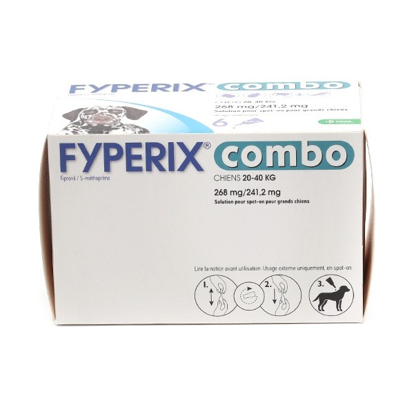 Fyperix Combo Chien pipette anti puce
