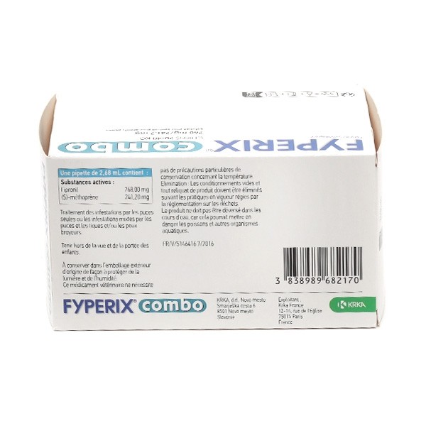 Fyperix Combo Chien pipette anti puce