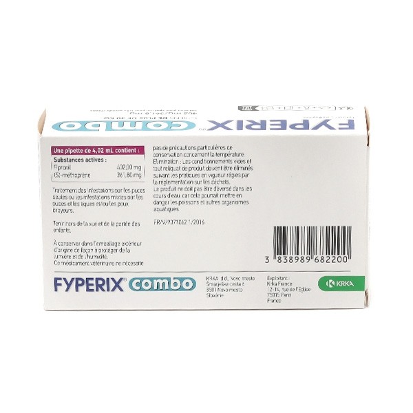 Fyperix Combo Chien pipette anti puce