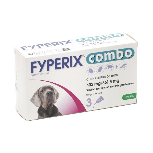 Fyperix Combo Chien pipette anti puce