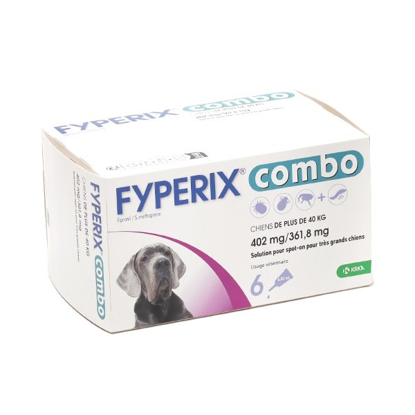 Fyperix Combo Chien pipette anti puce