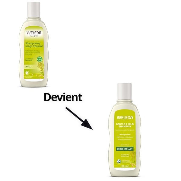 Weleda Millet shampooing extra doux bio