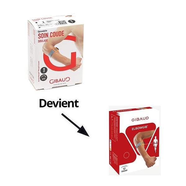 Gibaud Elbowgib Bracelet anti-épicondylite  + sangle