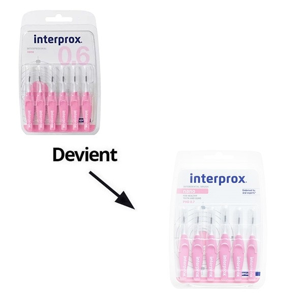 Interprox brossettes interdentaires cylindriques