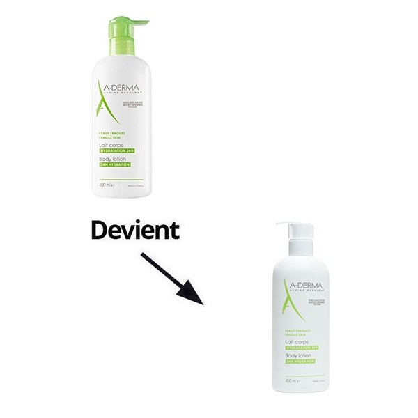 A Derma lait corps hydratation 24 h