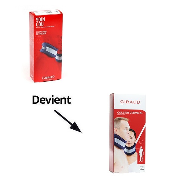 Gibaud Collier Cervical Evolutif C2 Semi-Rigide