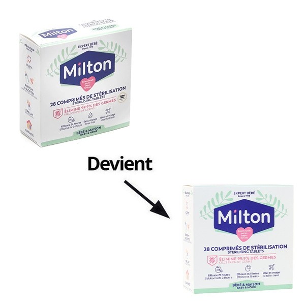 Milton comprimé de stérilisation