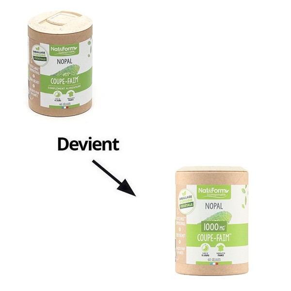 Nat et Form Ecoresponsable Nopal gélules