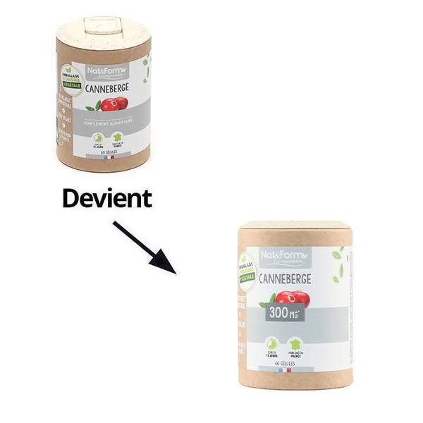 Nat et Form Ecoresponsable Canneberge gélules