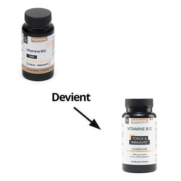 Nat et Form Vitamine B12 gélules