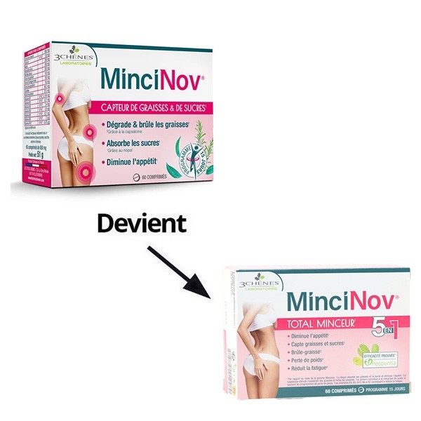 MinciNov Total Minceur 5 en 1 comprimés