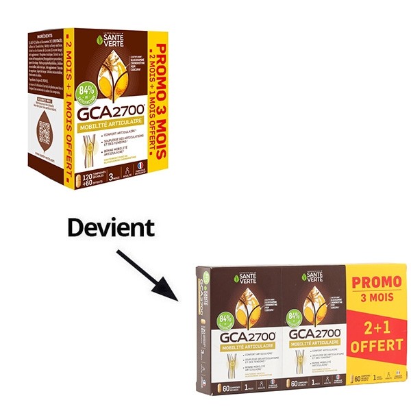 Santé Verte GCA 2700 comprimés