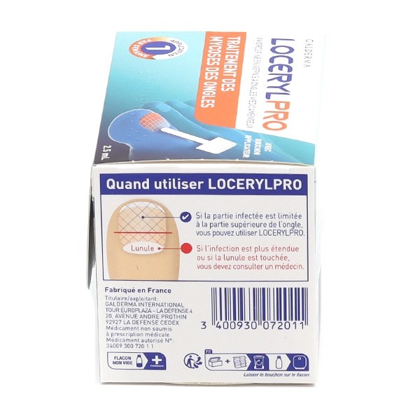 Loceryl Pro vernis mycose ongle