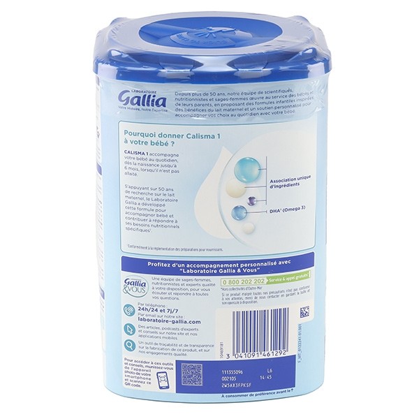 Gallia Calisma lait 1er âge