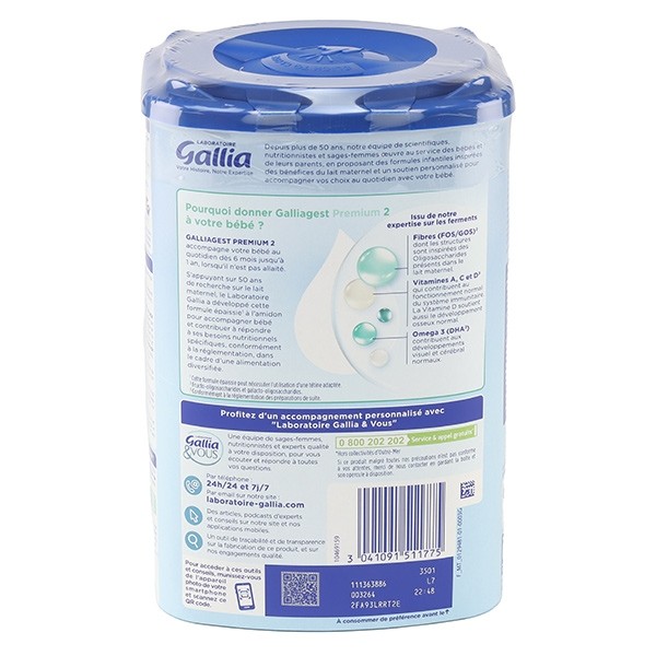 Gallia Galliagest Premium 2ème âge