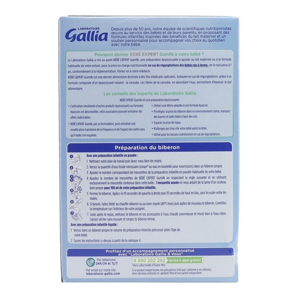 Gallia Gumilk Bébé expert 0-12 mois