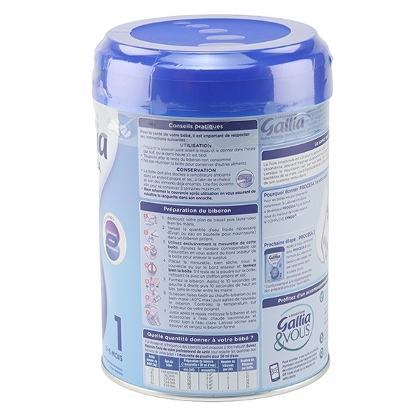 Gallia Procesa lait 1er âge