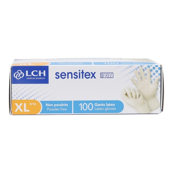 Gant latex  non poudré boite de 100