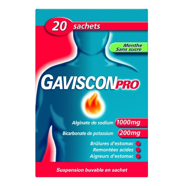 Gaviscon Pro menthe stick Sans sucre