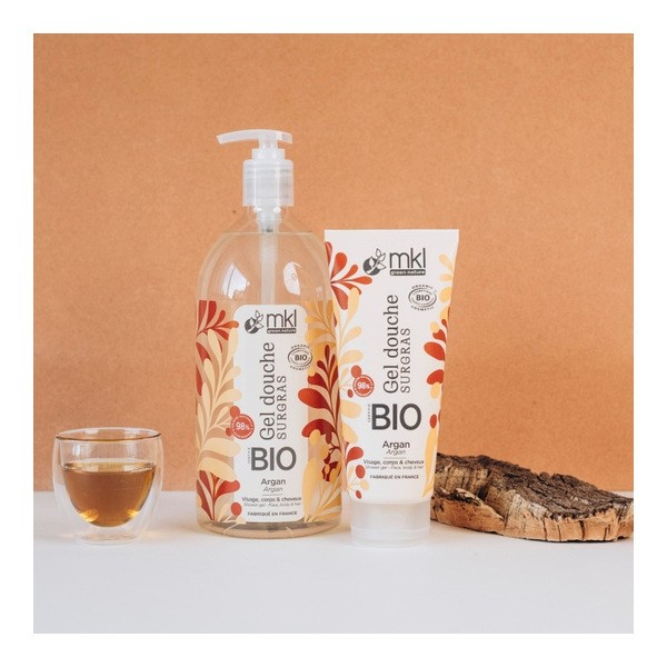 MKL gel douche surgras Argan bio