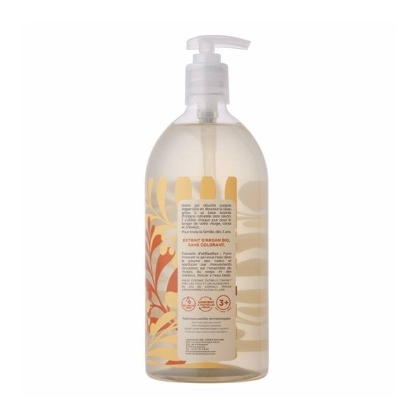 MKL gel douche surgras Argan bio