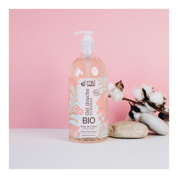 MKL Gel Douche surgras Fleur de coton Bio