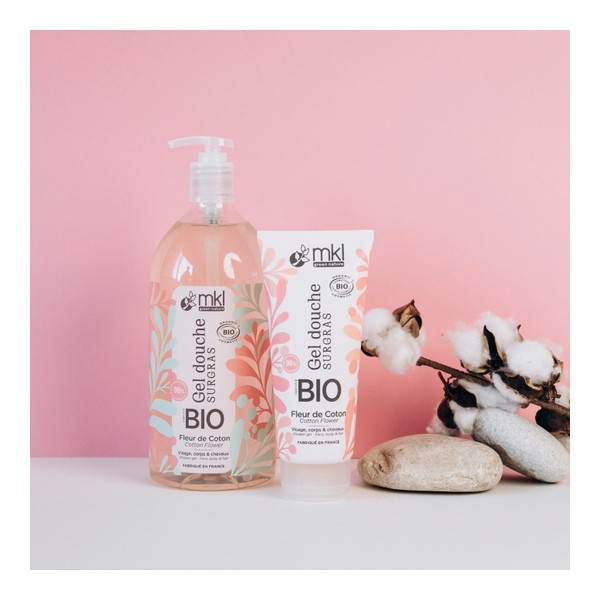 MKL Gel Douche surgras Fleur de coton Bio