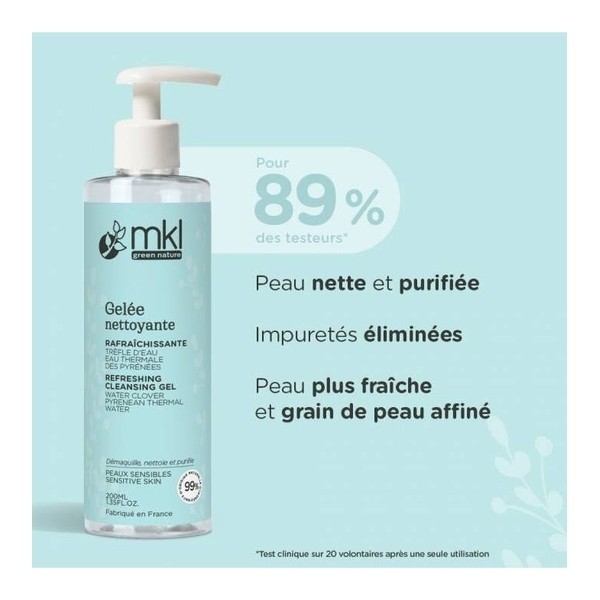 MKL Gelée nettoyante rafraichissante