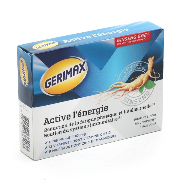 Gerimax active énergie comprimés