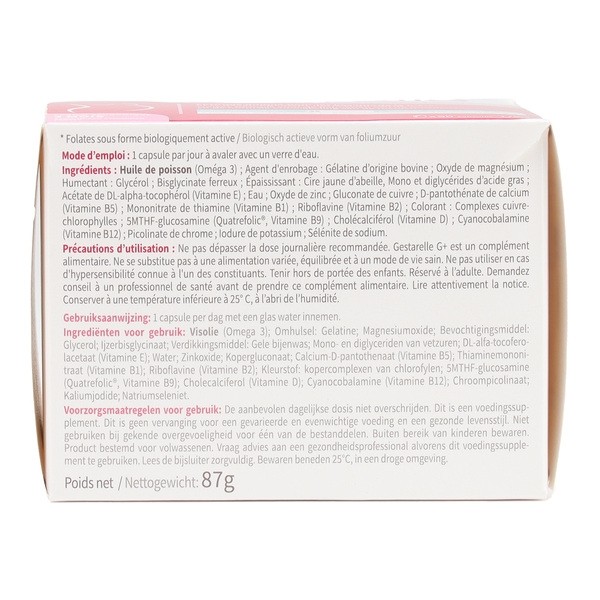 Gestarelle G+ Grossesse capsules