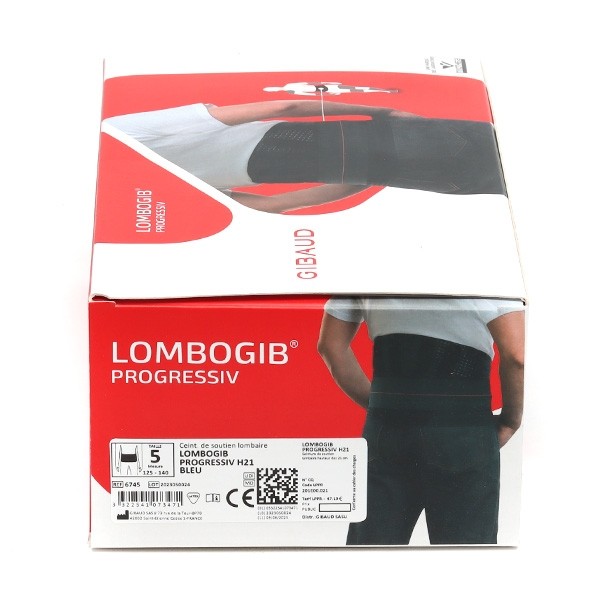 Ceinture lombaire Gibaud Lombogib Progressiv