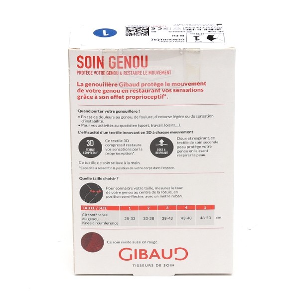 Gibaud Soin Genou Genouillère de maintien