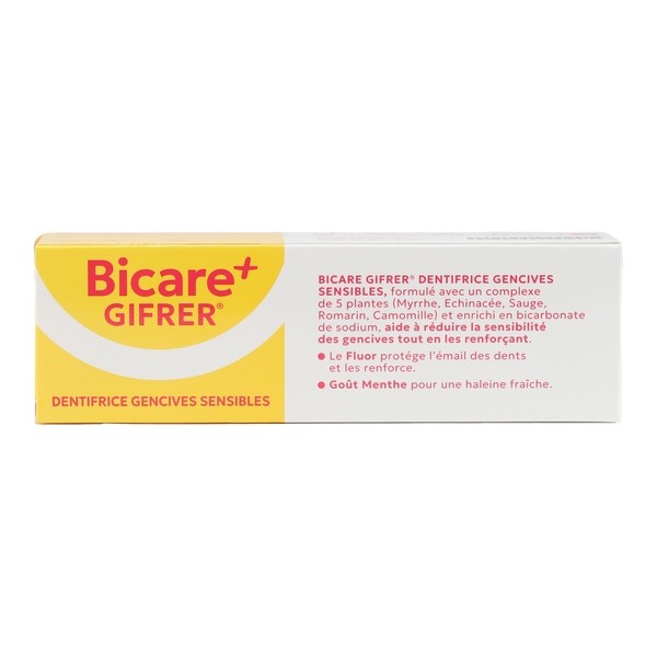 Gifrer Bicare Plus Dentifrice gencives sensibles