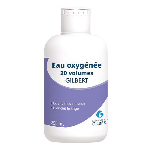 Gilbert eau oxygénée stabilisée à 20 volumes