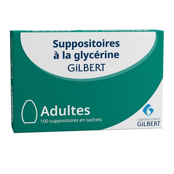 Suppositoire glycérine Adulte Gilbert