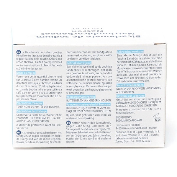 Gilbert bicarbonate de sodium