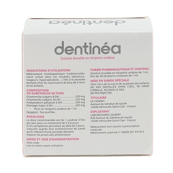 Dentinéa solution buvable