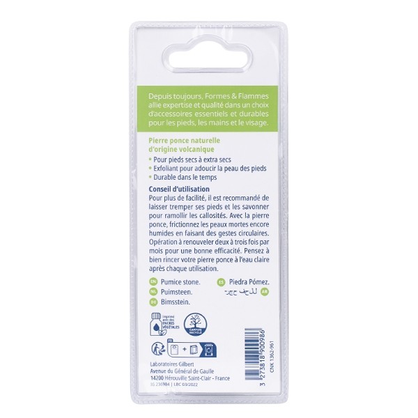 Formes et Flammes pierre ponce