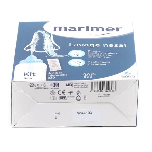 Marimer kit de lavage nasal + sachets