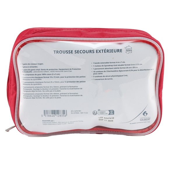 Gilbert trousse de secours extérieure