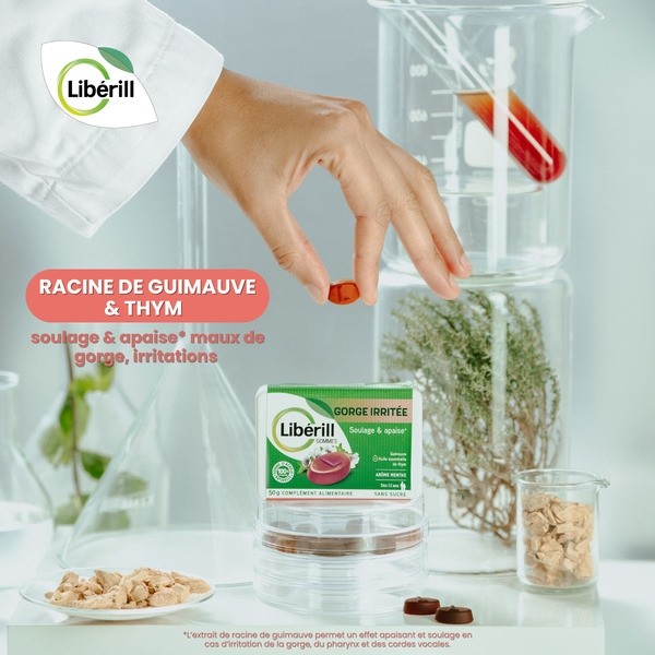 Libérill Gorge irritée gommes