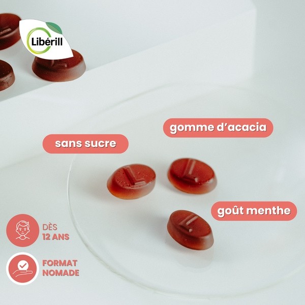 Libérill Gorge irritée gommes