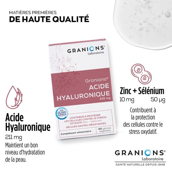 Granions acide hyaluronique 211 mg gélules