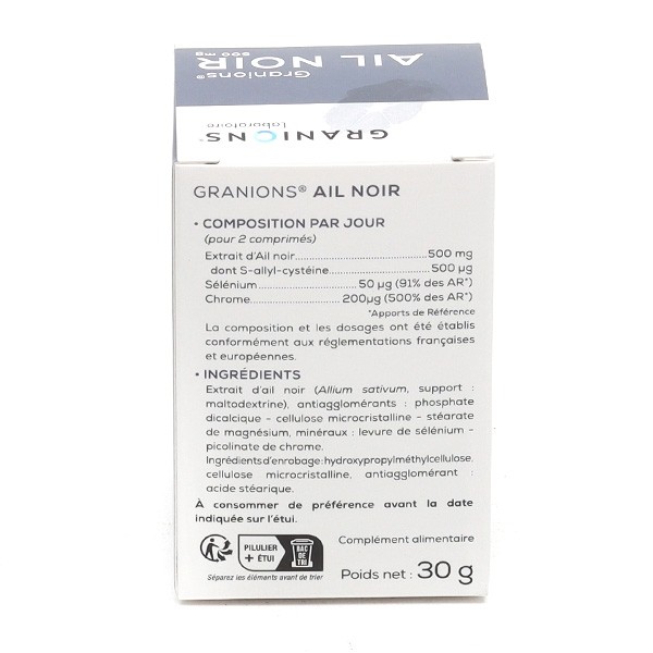 Granions Ail noir 500 mg comprimés