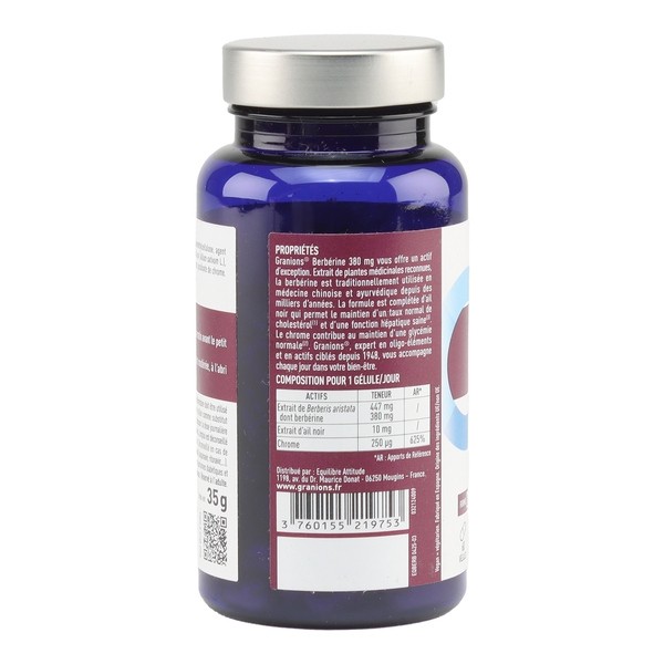 Granions Berbérine 380 mg gélules