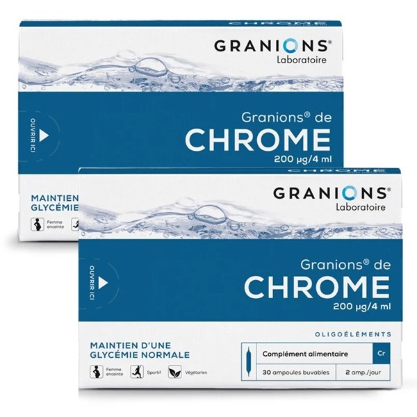 Granions chrome 200 µg ampoules