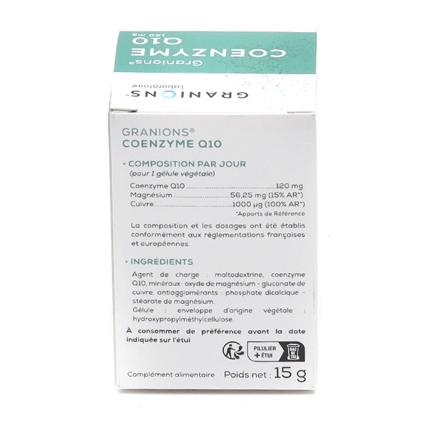 Granions coenzyme Q10 120 mg gélules