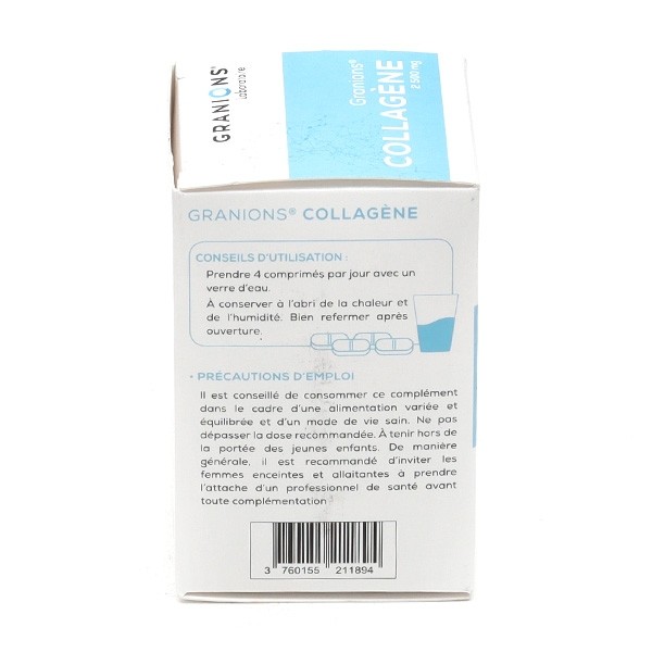 Granions collagène comprimés